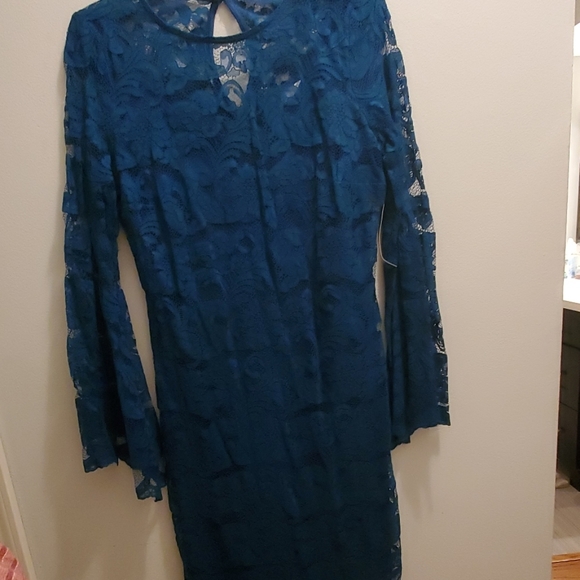 New York & Company Dresses & Skirts - NY&C lace bell sleeve dress